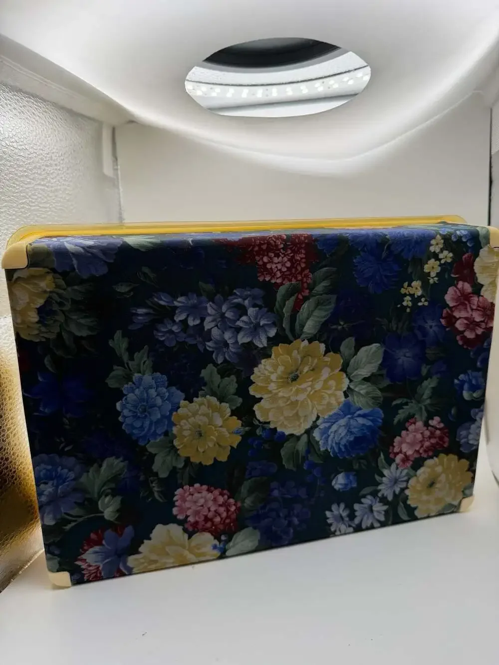 2 Vintage Sassaby Floral Makeup Organizer Case